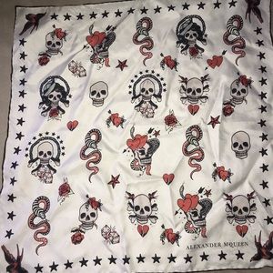 Alexander Mcqueen silk scarf